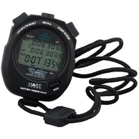 HART WATER RESISTANT SPORTS TIMER 898 - LARGE THREE ROW DISPLAY (46-050)