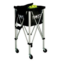 HART TENNIS BALL CART - LIGHTWEIGHT STURDY ALUMINIUM TROLLEY (19-356)
