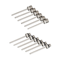 HART INFLATING NEEDLES - PACK OF 6 - THICK OR THIN STYLE - SUITS ALL HAND PUMPS