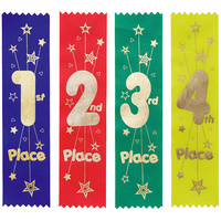 HART GALAXY SPORTS PLACE RIBBONS - PACK OF 50 - 20CM X 5CM