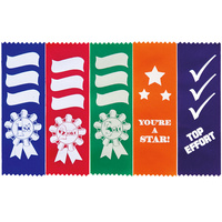 HART SCROLL PLACE RIBBONS - PACK OF 50 - 15CM X 5CM