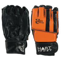 HART TRAIN HARD FINGERLESS BAG MITTS - HIGH QUALITY LEATHER WITH EVA PADDING