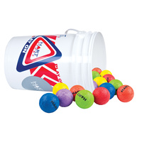 HART BUCKET OF RAINBOW MINI PLAYBALLS - 60 PLAYBALLS INSIDE OF A BUCKET (41-253)