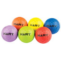 HART RAINBOW MINI PLAYBALL SET - INFLATABLE PLAYBALLS IN SIX COLOURS (33-547)