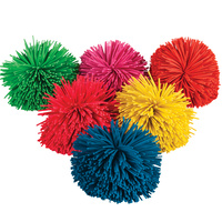 HART POM POM BALL SET - SET OF 6 POM POM BALLS (33-342)
