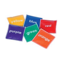 HART COLOUR BEAN BAG SET - GREAT FOR COLOUR IDENTIFICATION (33-173)