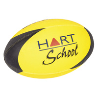HART SCHOOL RUGBY UNION BALL - DISTINCT SCHOOL SERIES COLOURS AND MARKINGS