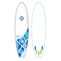 REDBACK QUINTET FISH 6' 6" WATER SURFBOARD - HIGH PERFORMANCE SURF BOARD