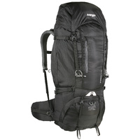 VANGO SHERPA 70L + 10L HIKING TREKKING RUCKSACK BAG - BLACK (VRS-SH70-NBLK)