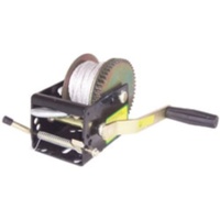 JARRETT STANDARD WINCH 500KG RATED 1 SPEED 3:1 FIBRE ROPE & S HOOK (WB-F10203)