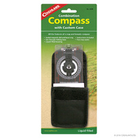 COGHLANS COMBINATION COMPASS WITH CUSTOM CASE - LIQUID FILLED HOUSING (COG 0088)