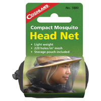 COGHLANS COMPACT MOSQUITO HEAD NET - SOFT POLYESTER NETTING (COG 1880)