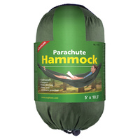 COGHLANS GREEN PARACHUTE HAMMOCK - TRIPLE STITCHED SEAMS (COG 1752)