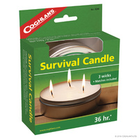 COGHLANS SURVIVAL CANDLE - 3 WICKS FOR VARIABLE LIGHT & HEAT (COG 9248)