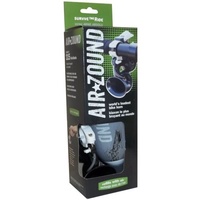 AIR ZOUND BIKE HORN STEEL - PET AIR RESERVOIR - HANDLE BAR MOUNTS (SAM-BKAZ)