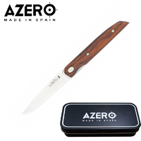 AZERO COCOBOLO WOOD THIN POCKET KNIFE - 171MM OVERALL LENGTH (A170023)