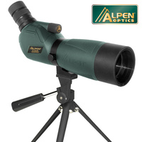 ALPEN RUBBER COVERED WATERPROOF ANGLED SPOTTING SCOPE 15-45x60 (AS728N)
