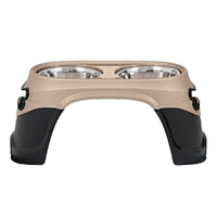 Petmate Easy Reach Diner Pet Dog Elevated Feeder & Waterer Large