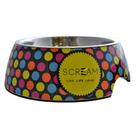Scream Round Stainless Steel Non-Skid Pet Bowl Large 700ml