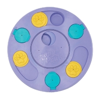 Zippy Paws Smarty Paws Puzzler Interactive Puzzle Feeder for Dogs Purple