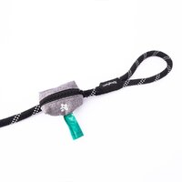 Zippy Paws Adventure Leash Bag Dog Poop Bag Dispenser Graphite