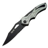 Fury Manx Tactical Knife Anodised Aluminium Handle 115mm Closed Length (51090)