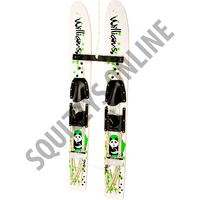 WILLIAMS WOOD TRAINERS WATER SKI COMBO PAIR - INCLUDES BINDINGS - 115 cm (2100)