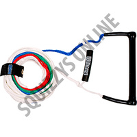 WILLIAMS LONG VEE TEAM HANDLE & 8 LOOP WATERSKI ROPE (5618)