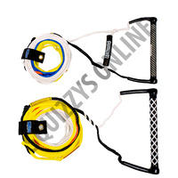 WILLIAMS 5 LOOP WATERSKI ROPE AND LONG OR SHORT VEE HANDLE 
