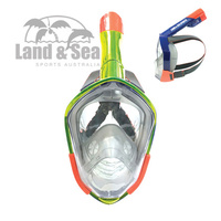 NEW LAND & SEA ORPHEUS JUNIOR YELLOW FULL FACE MASK AND SNORKEL