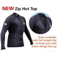 NEW ADRENALIN NEOPRENE LONG SLEEVE MENS ZIP HOT TOP - SUPER STRETCH