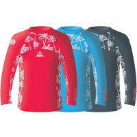 NEW ADRENALIN LADIES BEACH LONG SLEEVE LYCRA RASH TOP - UPF 50+ RATING