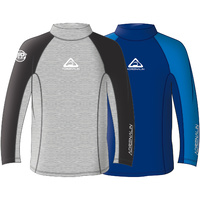 NEW ADRENALIN MENS BEACH LONG SLEEVE LYCRA RASH TOP - UPF 50+ RATING
