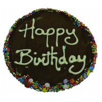 Huds & Toke Carob Frosted Doggy Birthday Cake Dog Treat 12cm