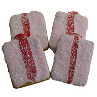 Huds & Toke Strawberry & Coconut Stripes Dog Treat 4 Pack
