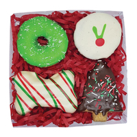 Huds & Toke Xmas Cookie Mix Gift Box Dog Treat 4 Pack