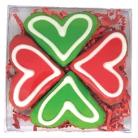 Huds & Toke Horse Christmas Love Heart Gift Box Pet Treats 4 Pack