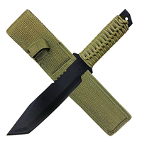 Fury Glacier Bay Black Tanto Knife w/ Sheath 279mm (60080) (OB*)