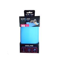 Scream Cool Pad Pet Cooling Mat for Dogs Cats & Small Animals Loud Blue XS