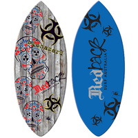 Redback Biohazard Classic Fiberglass Professional Skimboard 44 Inch