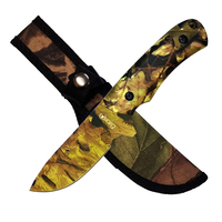 Fury Camo Handle Stealth Camo Knife w/ Sheath (75507)