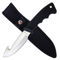 Fury Gut Hook Skinner Knife w/ Sheath 234mm Overall Length (75510)
