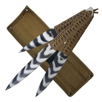 Fury Sea Camouflage Throwing Knife Set w/ Sheath (75583)