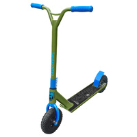 Adrenalin Supercross Off Road Kids & Adult Stunt Push Scooter - Blue
