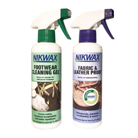 NIKWAX TWIN FABRIC & LEATHER CLEANING SPRAY & GEL