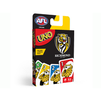 UNO AFL Playing Cards Richmond Tigers
