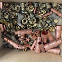 Assorted Copper & Brass Fittings Lot Multiple Sizes (Approx 240 items)