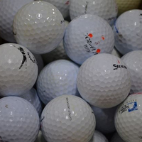 200 ASSORTED USED PRACTICE GOLF BALLS WITH BONUS 100 TEES