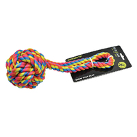 Scream Rope Fist Tug Interactive Pet Dog Toy Multicolour Large