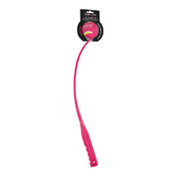 Scream Ball Launcher Throw & Fetch Dog Toy Loud Pink 65cm